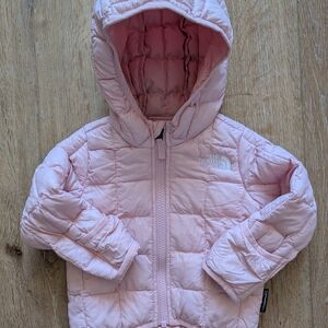 The North Face Pink Puffer Jacket 3-6 Months